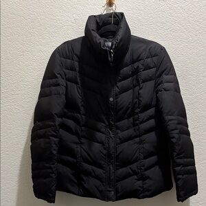 Kenneth Cole Reaction Women's Quilted Black Puffer Jacket